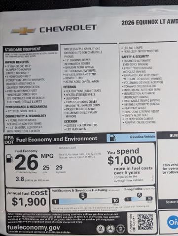 2026 Chevrolet Equinox LT