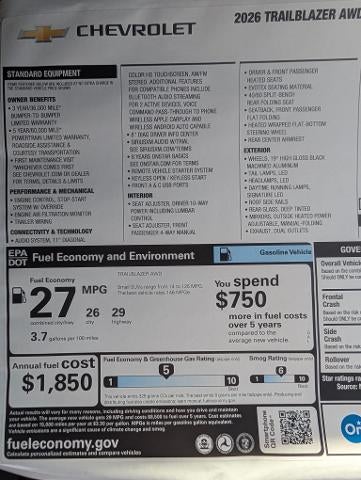 2026 Chevrolet Trailblazer RS